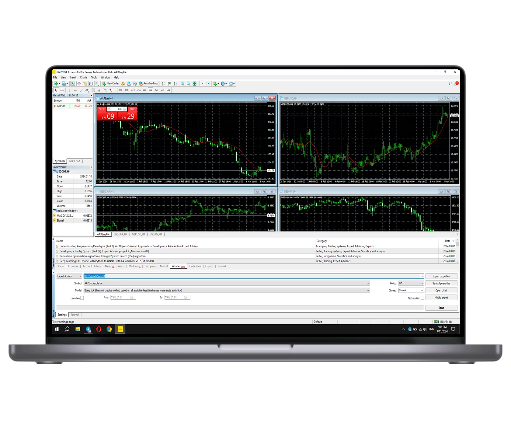 exness-mt4 下載與設定