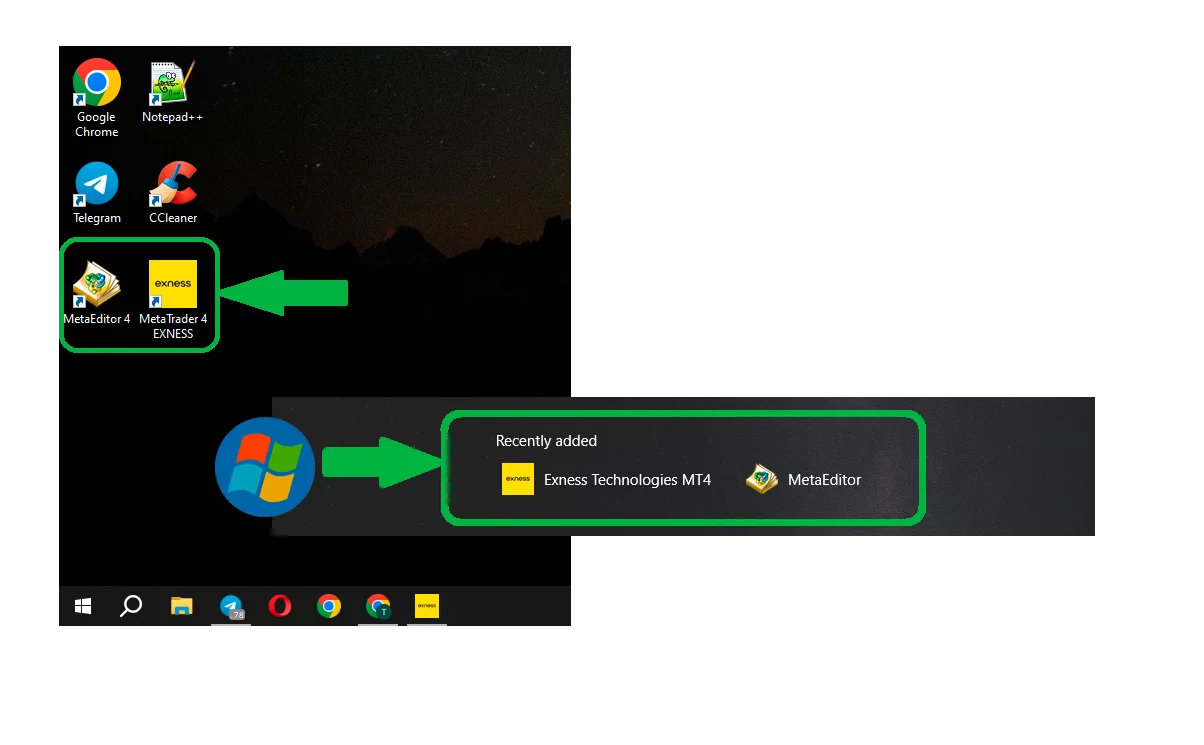 exness-mt4 下載-PC 安裝後開啟應用