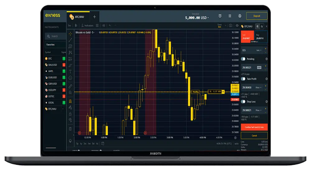exness-btcxau-交易-在筆記型電腦