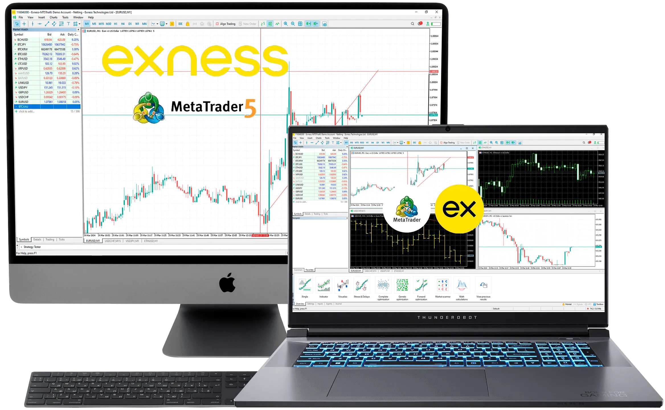 Exness MetaTrader 5 應用下載 for pc