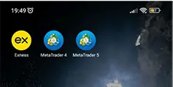Exness MetaTrader 5 移動端圖示